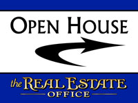 Open House Sign - Right